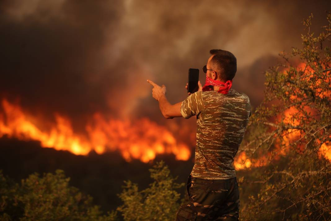 Meriç Bölgesi'nde yanan ormanlık alanda ceset bulundu - Resim: 19